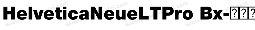 HelveticaNeueLTPro Bx字体转换